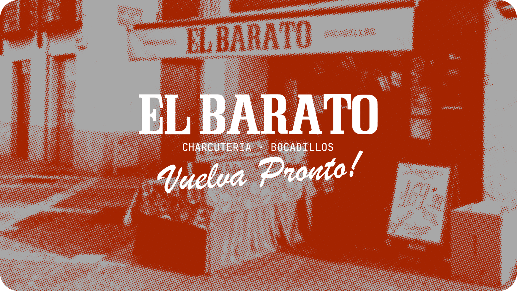 EL BARATO — collage de flyers publicitarios